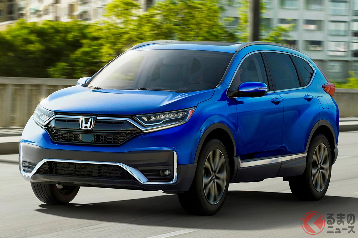 日本仕様とはデザインが異なる北米仕様の「CR-V」