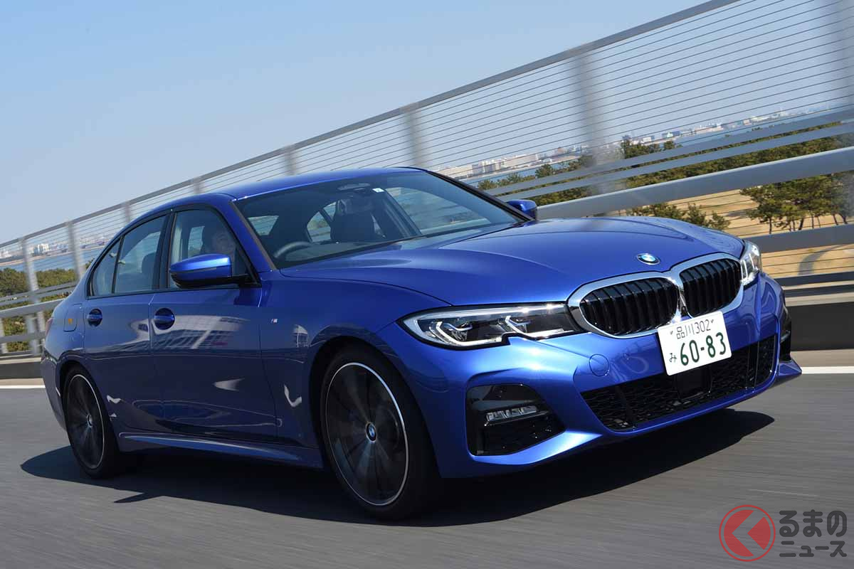 BMW「3シリーズ」は2019年1月に日本に上陸。2020年上半期（1月から6月）の外国メーカー車モデル別新車登録台数は、5位の4039台だった