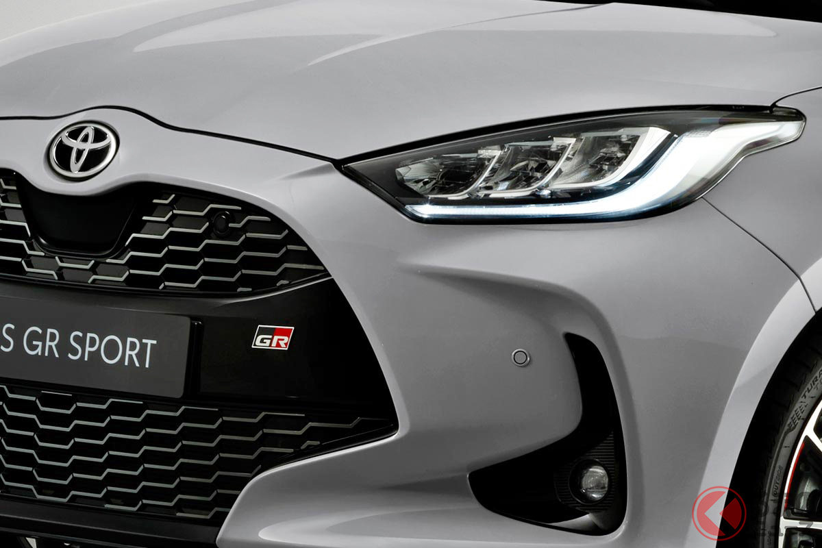 5ドアハッチの「ヤリス」に設定される「GRスポーツ」(欧州仕様)
