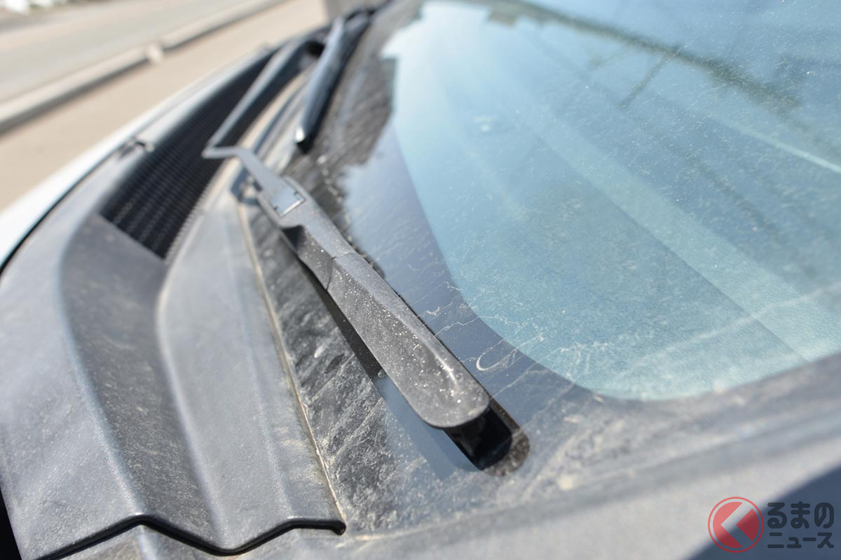 ウォッシャー液は基本的に停車時に使用したい