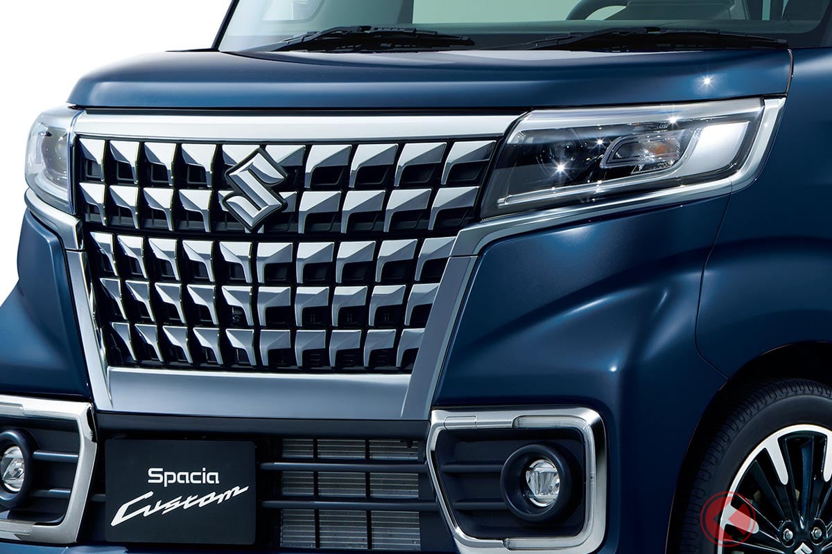 スズキ新型 スペーシアカスタム がド迫力グリルでアルファード化 Suv風の ギア が一番人気な訳 くるまのニュース スズキ新型 スペーシアカスタム がド迫力グリルでアルファード化 Suv風の ギア が一番人気な訳 くるまのニュース