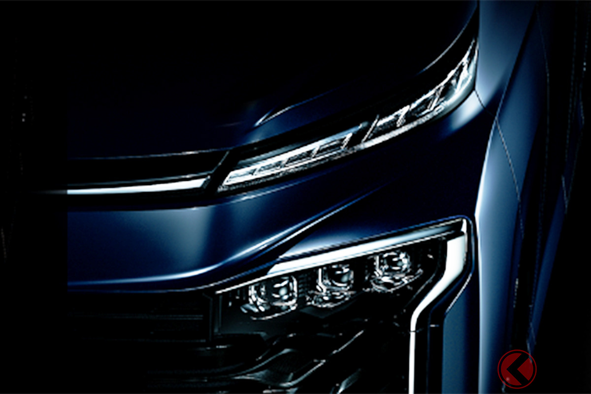 トヨタが公開した新型「ヴォクシー」のティザー画像