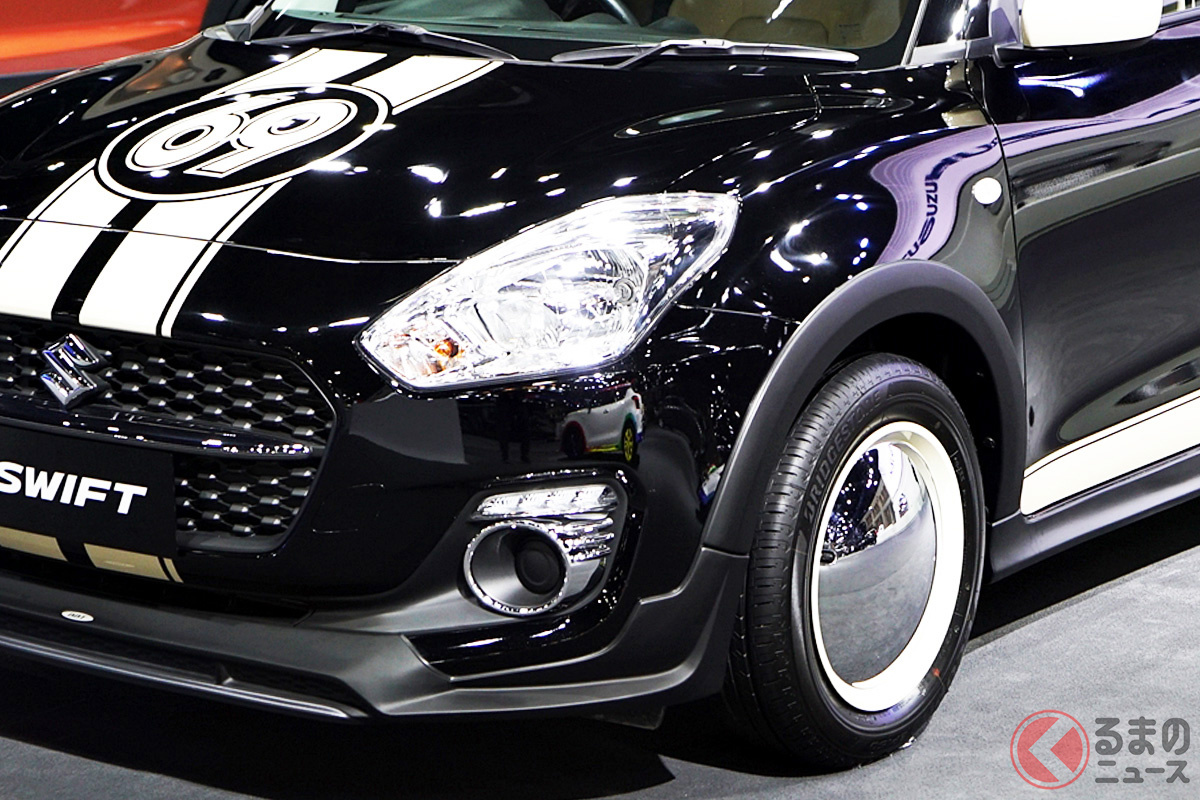 タイ国際モーターエキスポ2021に出展されたスイフト