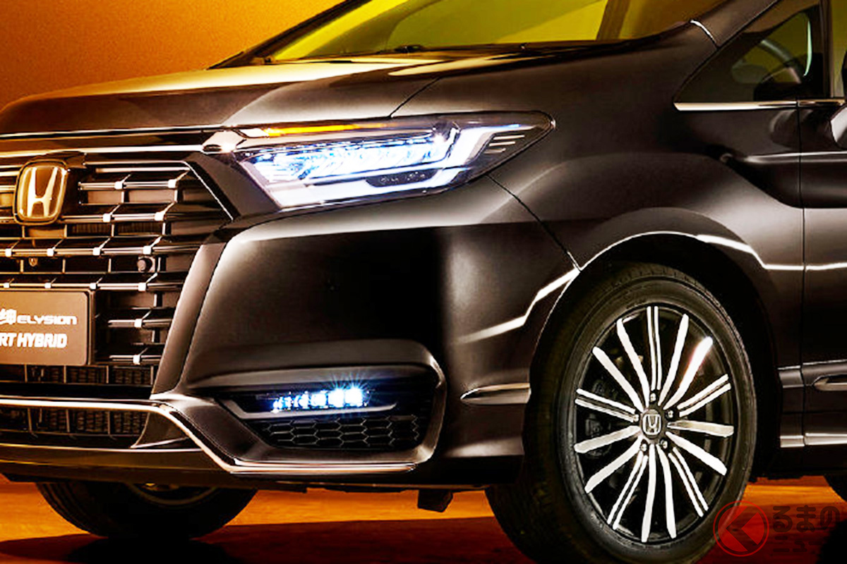 中国専用車となった「エリシオン」。ベースは日本でも販売されている現行「オデッセイ」