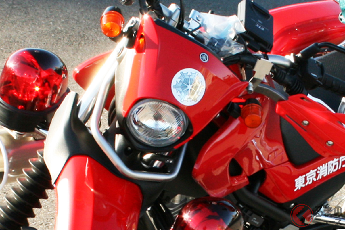 災害時に活躍する「消防活動二輪車」!(画像提供:東京消防庁)