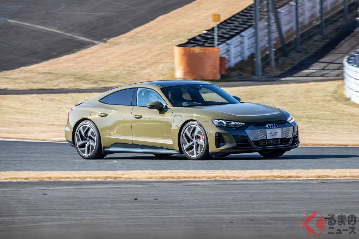 アウディ「RS e-tron」のサーキットでの走り