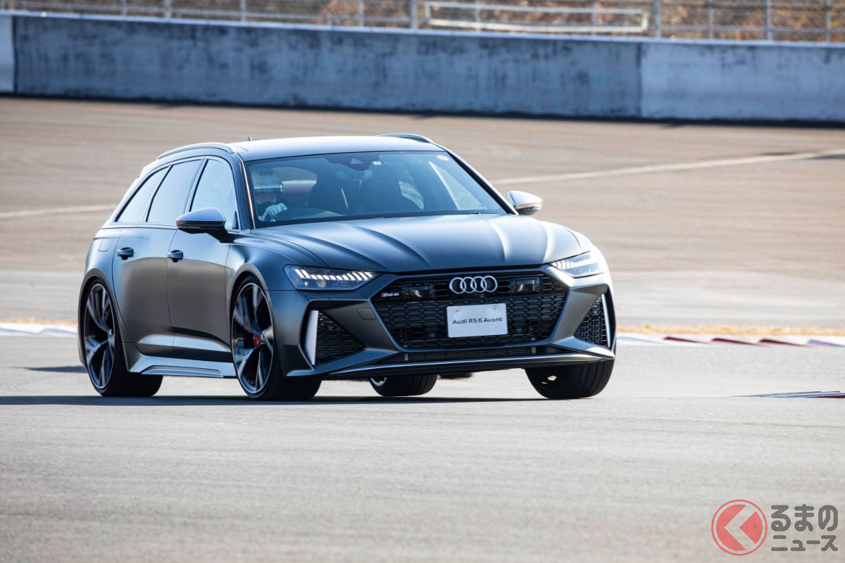 アウディ「RS6アバント」のサーキットでの走り