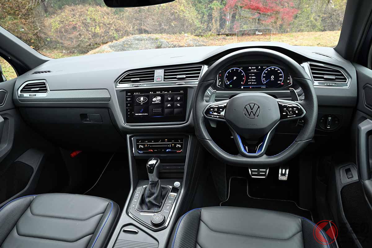 VW「ティグアンR」のインパネ