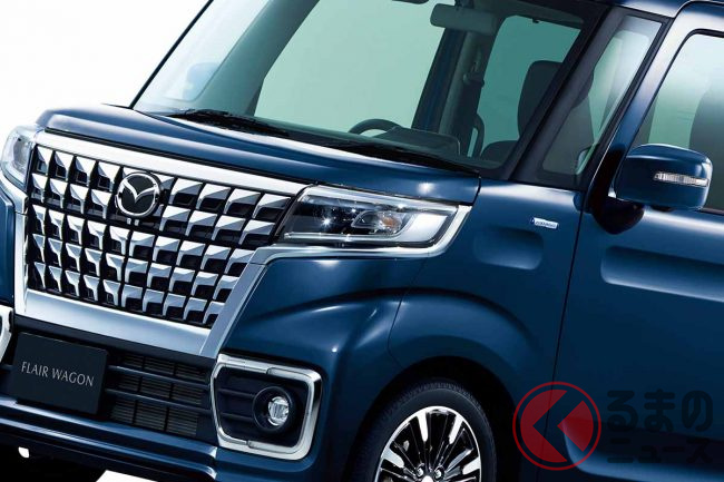 マツダ軽 フレアワゴン 内外装を刷新 さらにゴツ顔 おしゃれに 運転支援機能も強化 くるまのニュース マツダ軽 フレアワゴン 内外装を刷新 さらにゴツ顔 おしゃれに 運転支援機能も強化 くるまのニュース