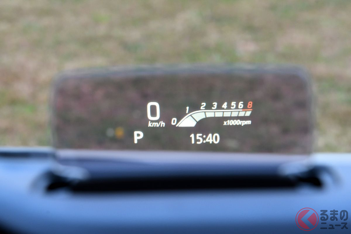 先進装備として普及しつつある「ヘッドアップディスプレイ」