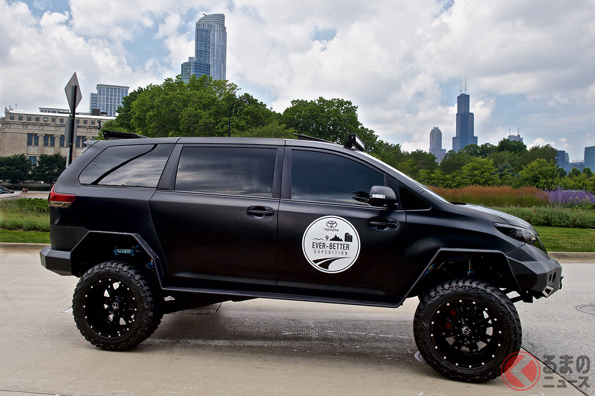 トヨタ シエナsuv 爆誕 ミニバン Suvを本気で仕上げた地上最強ミニバンが存在 くるまのニュース トヨタ シエナsuv 爆誕 ミニバン Suvを本気で仕上げた地上最強ミニバンが存在 くるまのニュース