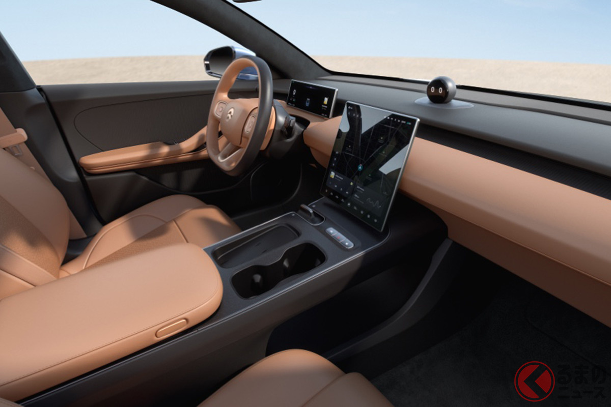 シームレスなデザインとなる新型セダン「ET5」のインテリア(画像は公式サイト)