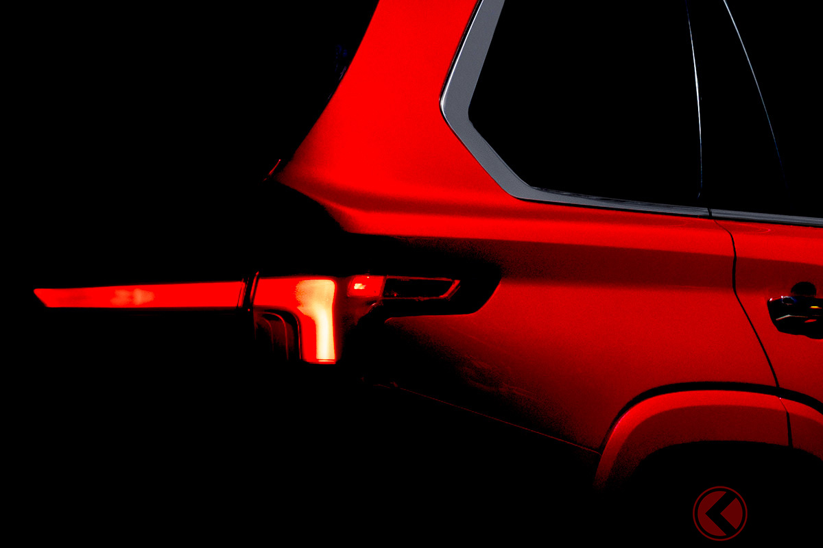 新型SUVのティザー画像が公開されたが、これはセコイアのフルモデルチェンジなのか？