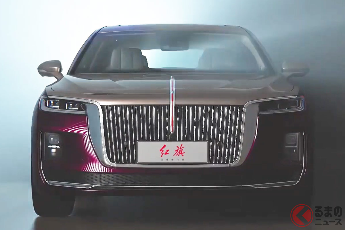 噂は現実となるか? 2021年2月に日本上陸といわれる中国の高級ブランド「紅旗」の「H9」。