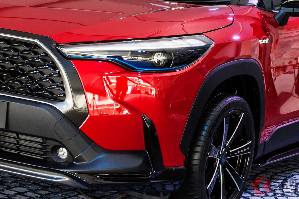 2021年1月時点では海外専売車のトヨタ「カローラクロス」。日本市場へ導入されると噂されている