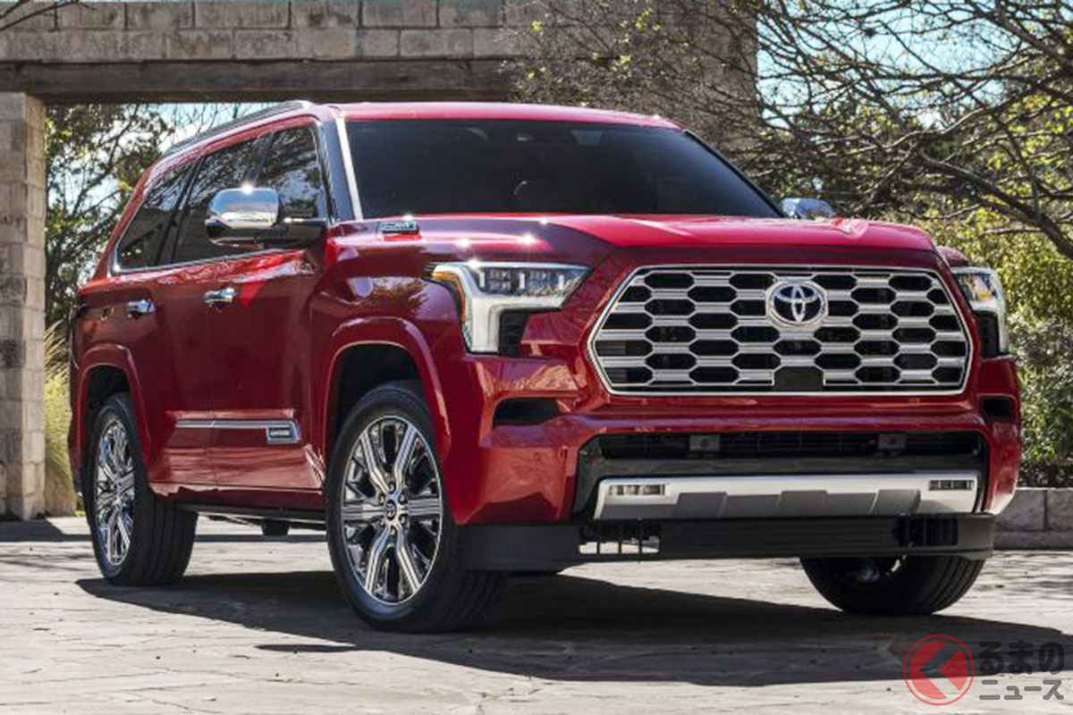 ランクルよりデカい 1000万円超のトヨタ新型 セコイア 発売 全長5m超え最上級suv キャップストーン も設定 今夏終わりに米国導入へ くるまのニュース ランクルよりデカい 1000万円超のトヨタ新型 セコイア 発売 全長5m超え最上級suv キャップストーン も設定 今夏終わりに米国導入へ くるまのニュース