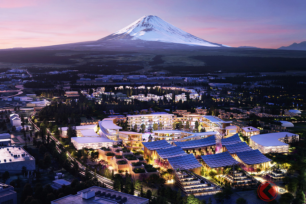 未来都市「ウーブンシティ」の想像図