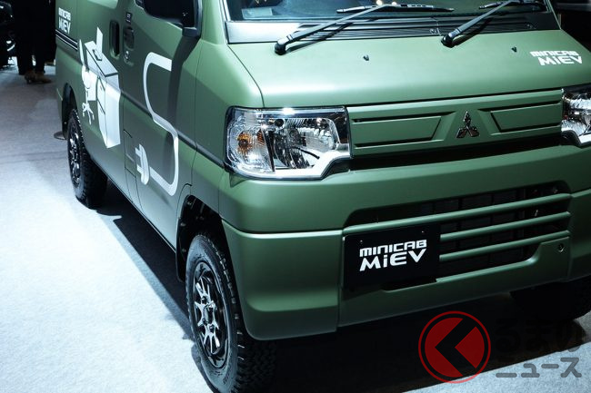 アウトドア映え必至な三菱軽が誕生 ゴツさ演出の ミニキャブ ミーブ ソロキャンプ仕様を初公開 くるまのニュース アウトドア映え必至な三菱軽が誕生 ゴツさ演出の ミニキャブ ミーブ ソロキャンプ仕様を初公開 くるまのニュース