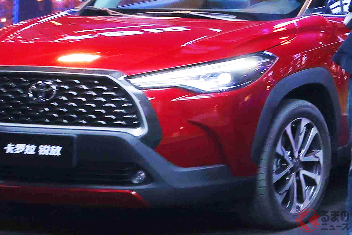トヨタ新型「カローラクロス」(中国仕様)