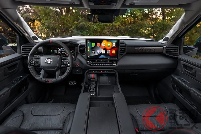 全長5m超のトヨタ新型suv セコイア 世界初公開 ゴツ顔強調デザイン ミニかわトヨタsuv アイゴx は発売開始 欧米トヨタがスゴい くるまのニュース 全長5m超のトヨタ新型suv セコイア 世界初公開 ゴツ顔強調デザイン ミニかわトヨタsuv アイゴx は発売開始 欧米トヨタがスゴい くるまのニュース