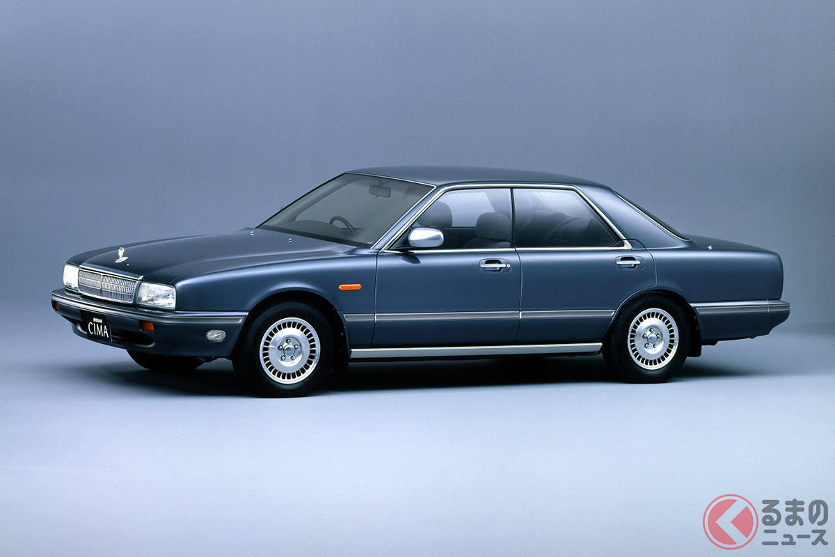 日産の初代「シーマ」(Y31型)にオプション設定で用意されていた「車内用加湿器」