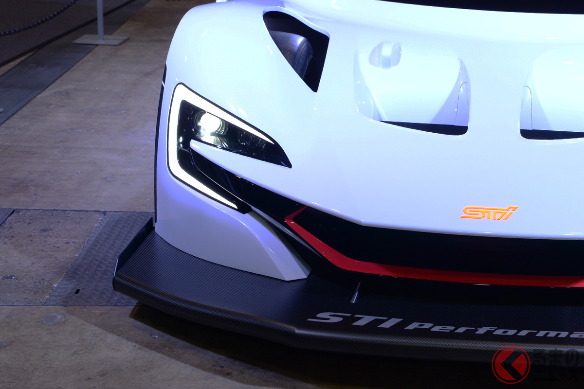 東京オートサロン2022で世界初公開されたスバルの新型「STI E-RA コンセプト」