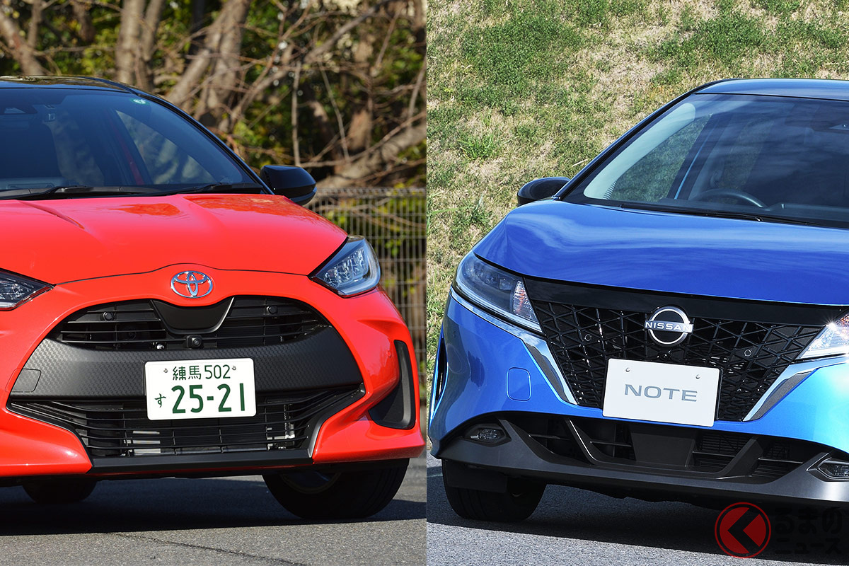 2020年で登録車No.1になったトヨタ「ヤリス」。2021年はホンダ「フィット」さらには日産「ノート」が猛攻!?