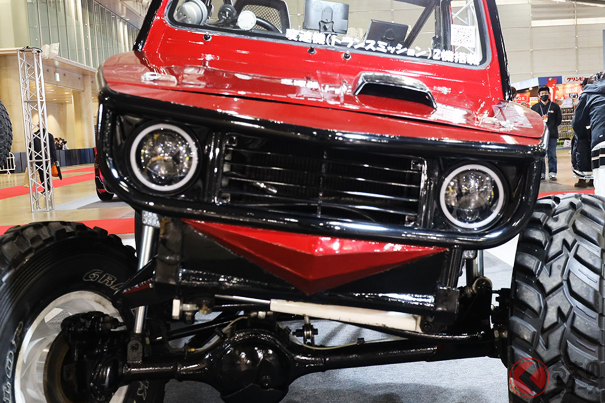 えーーー! ボディを切っちゃった! 完全オフロード仕様のジムニーが色々とすごかった!