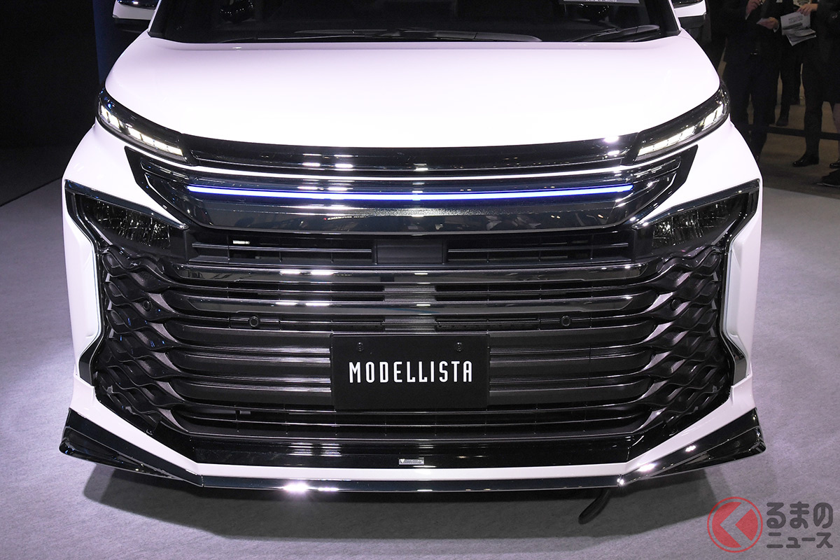 モデリスタカスタマイズが施されたトヨタ新型「ヴォクシー」