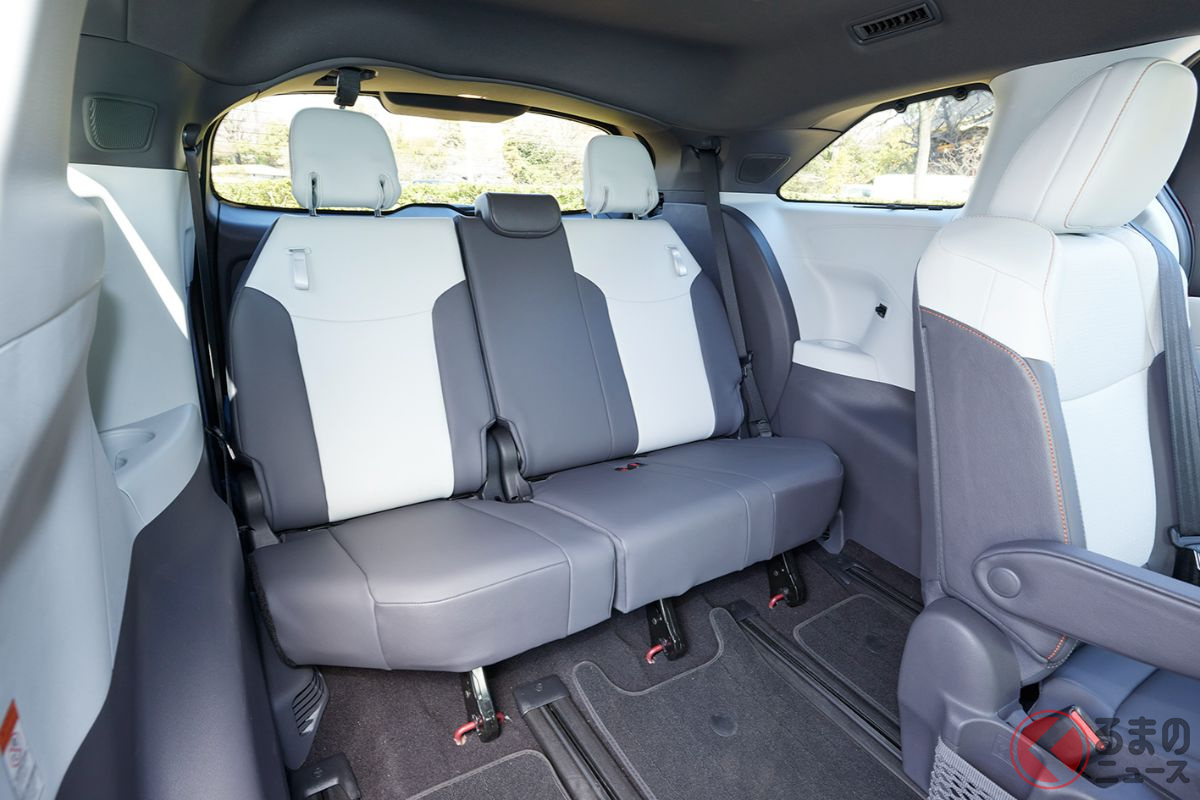 3列目シートも余裕の広さを確保! 新型「シエナ」はまさに快適空間だ!