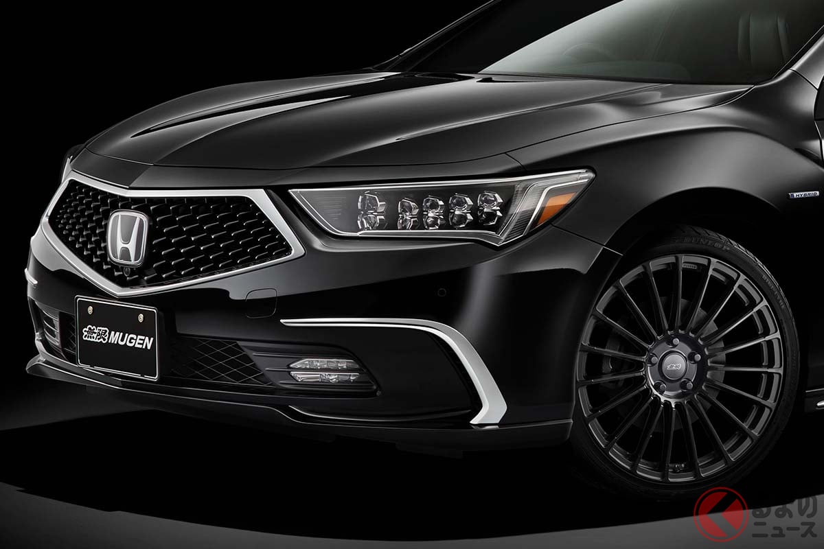 無限ホイールを装着したホンダ「レジェンド」