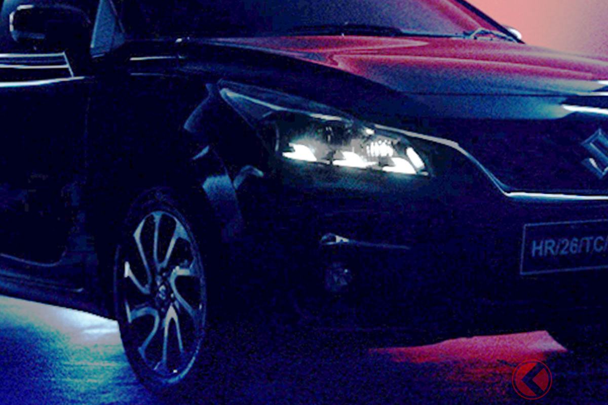 マルチ・スズキが公開した新型「バレーノ」のティザー画像