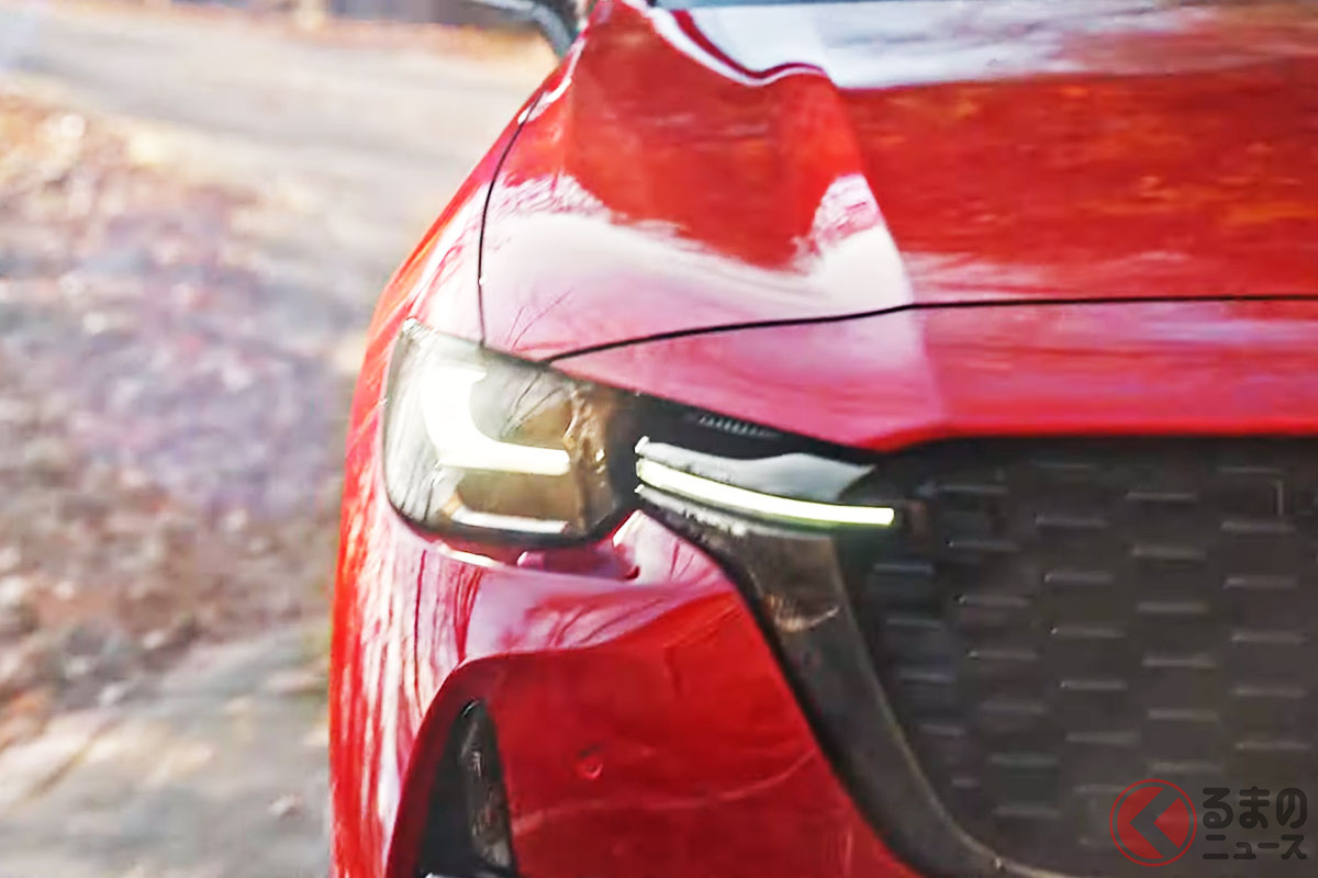 マツダ新型「CX-60」(ティザー映像より)