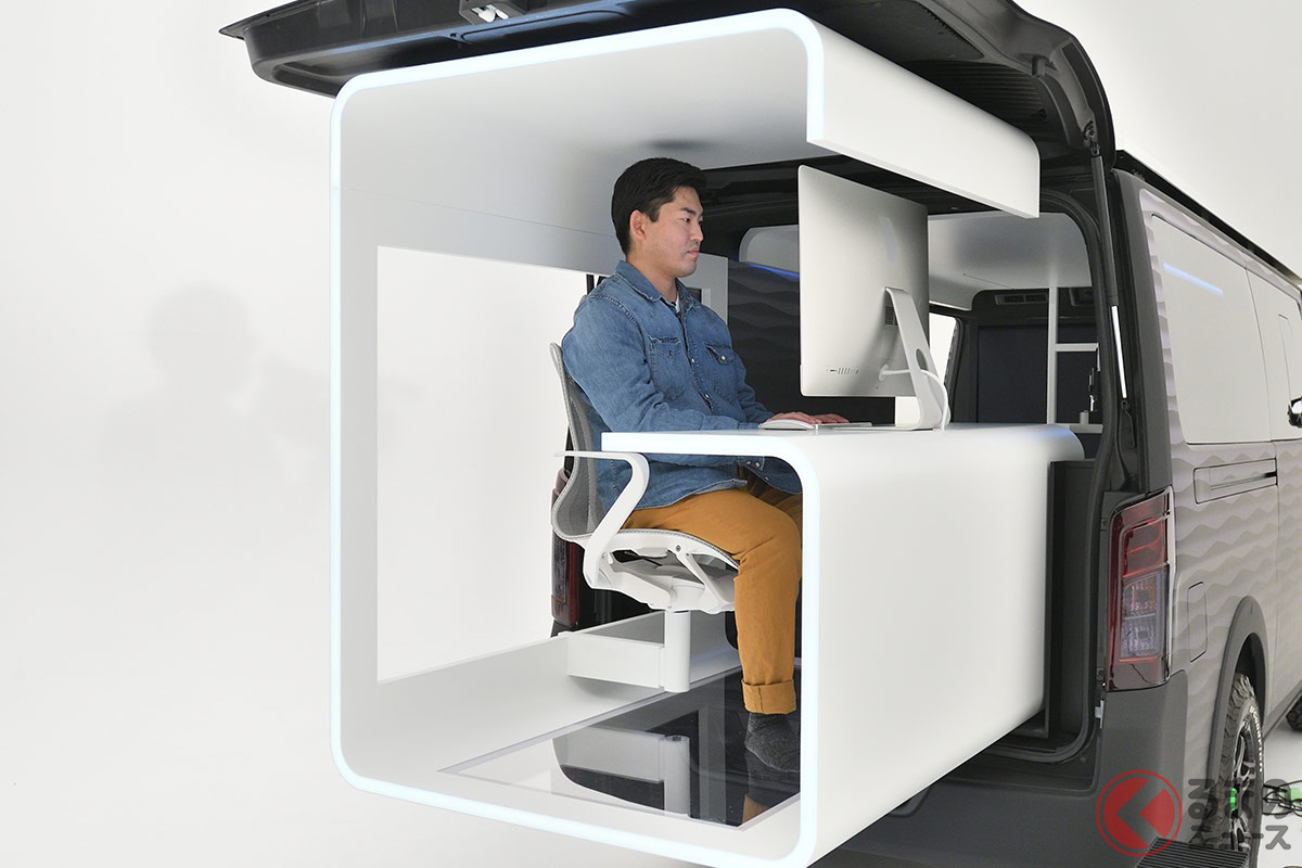 自由に移動してどこでもオフィス化! 「NV350 CARAVAN OFFICE POD CONCEPT」はこれからのワーケーションへの提案!