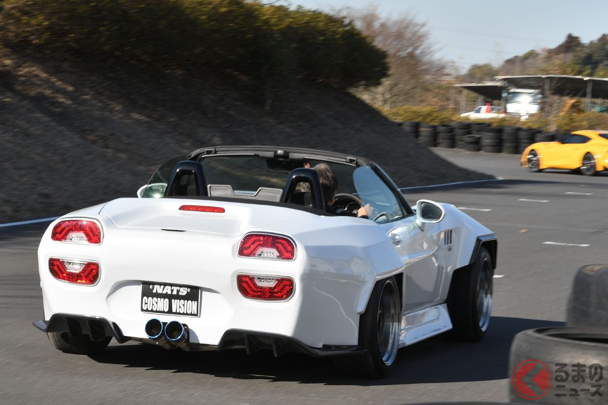 現代風のコスモスポーツこと「COSMO VISION」は実際に走行も可能