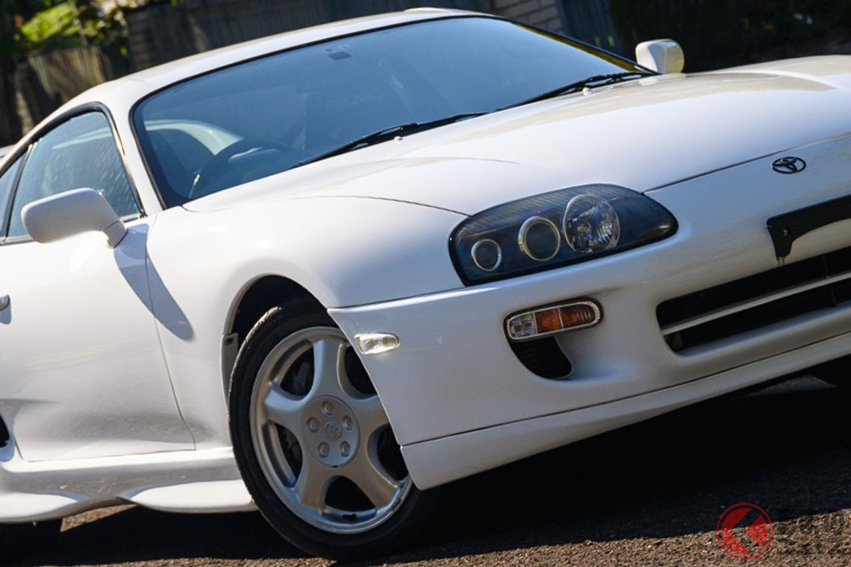 出品された走行距離13万キロ越えのスープラ(photo:Collecting cars)