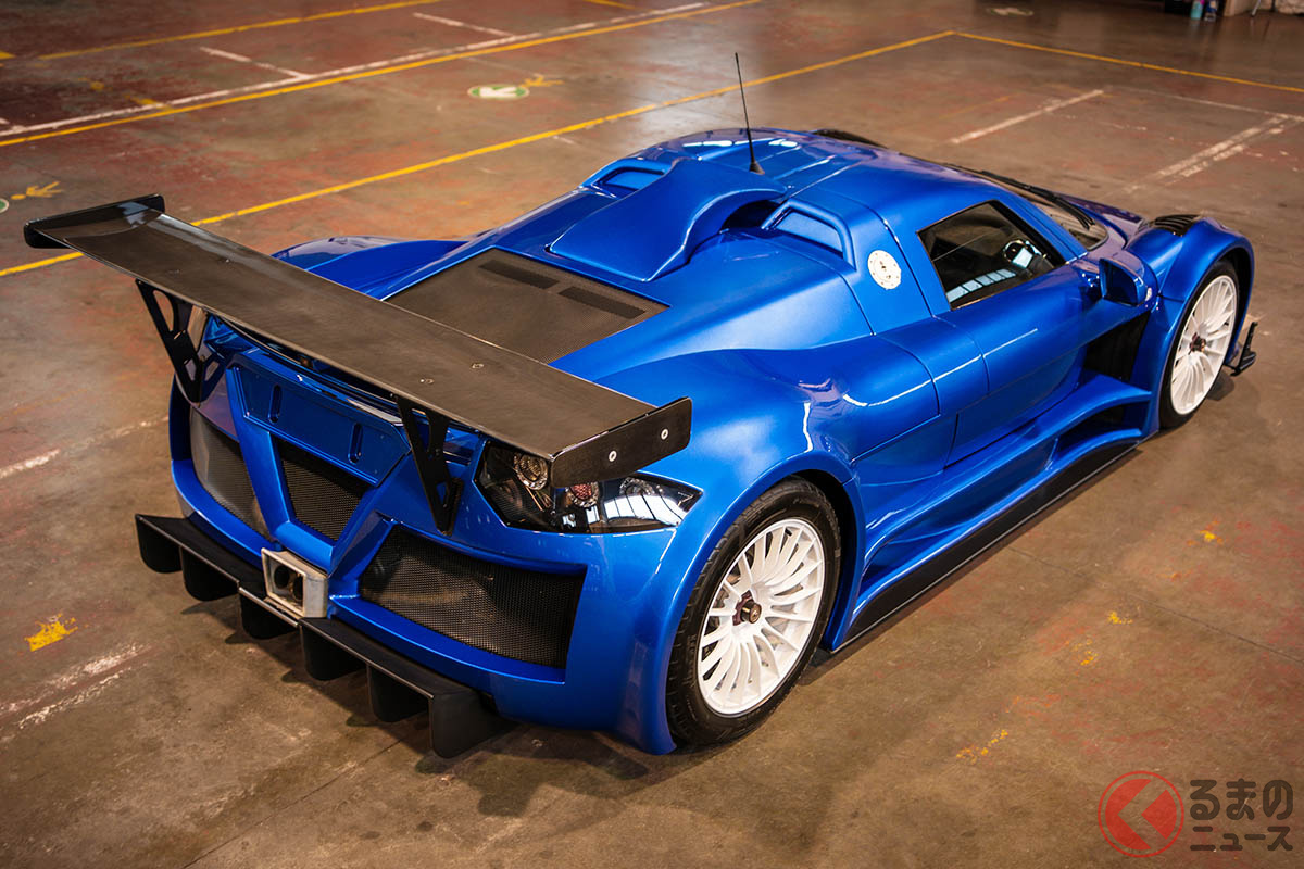 ダウンフォースの数値は選択されるオプションによって、1000kgから1200kgに達するとされていたグンペルト「アポロ」(C)2021 Courtesy of RM Sotheby's