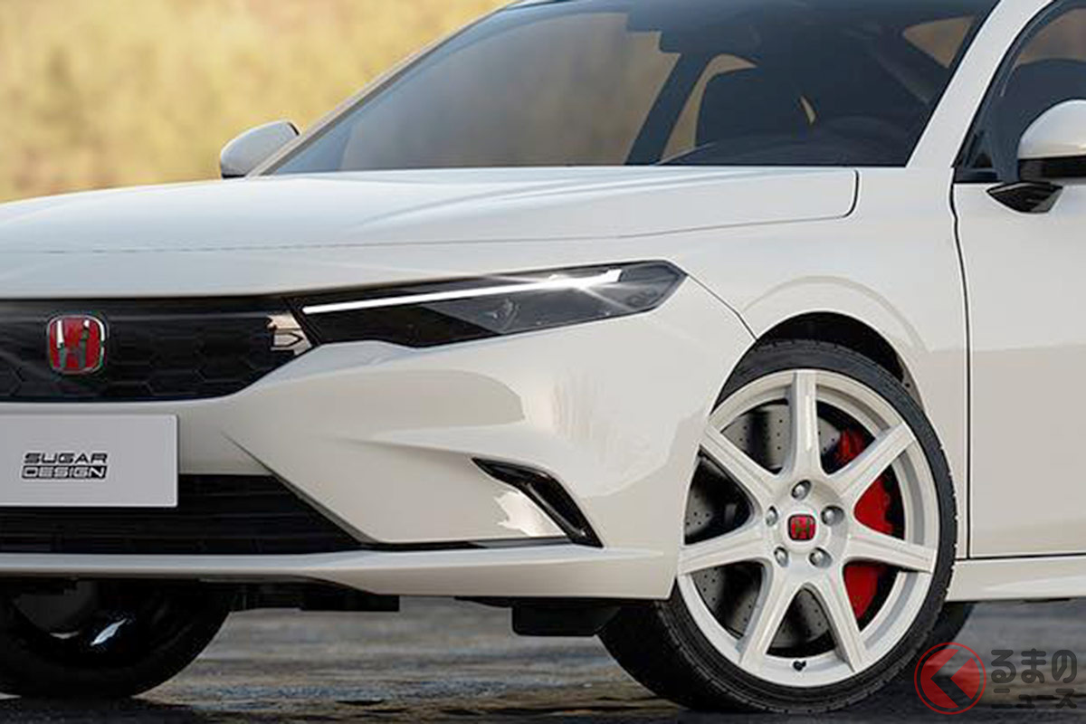 これなら欲しい? 新型「インテグラ(中国仕様)」をベースにレンダリングされた「インテグラタイプR」(Photo:Sugar・Chow)