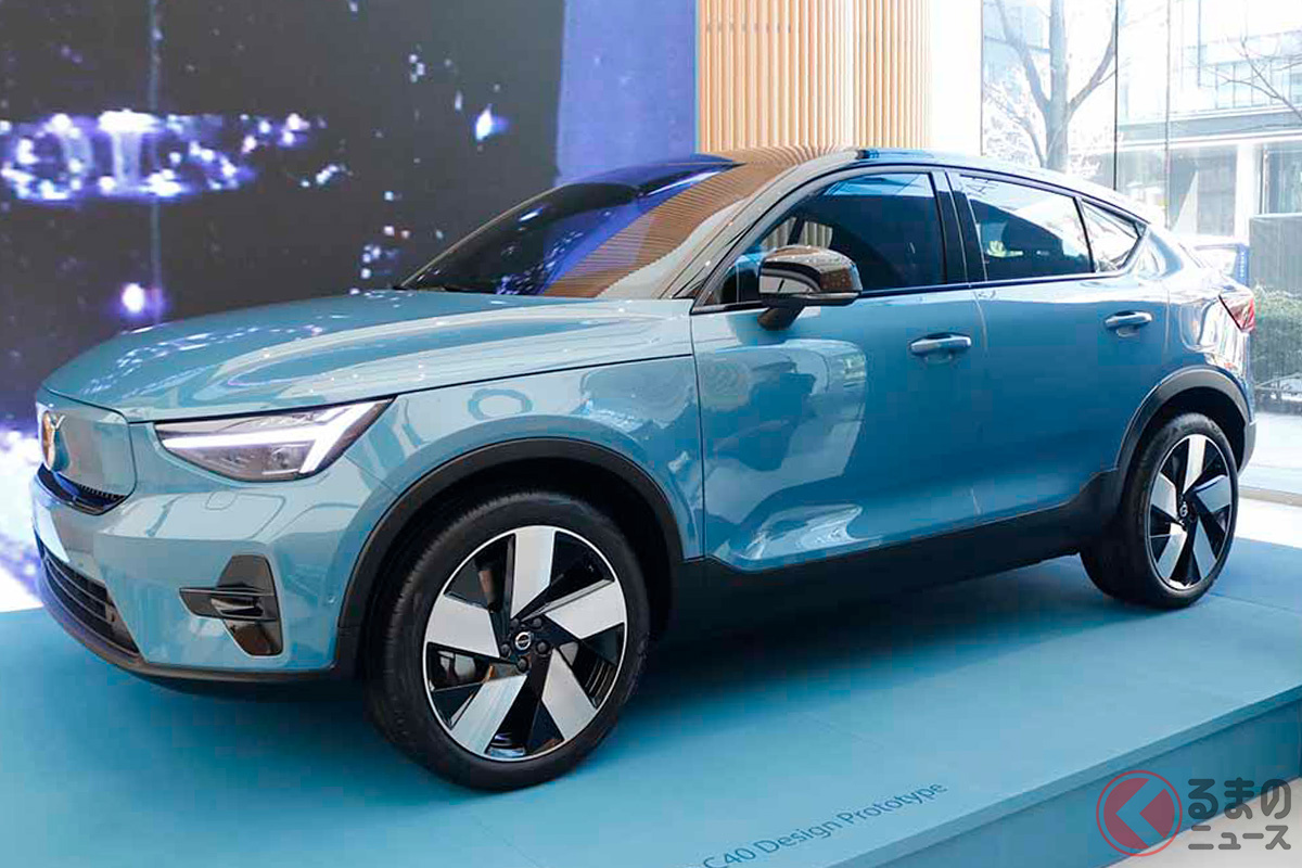 世界初公開されたボルボ新型「C40リチャージ」