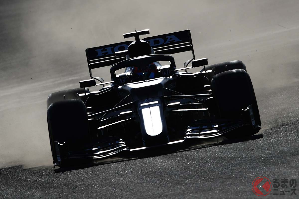 2021年シーズンに角田裕毅選手が操ったスクーデリア・アルファタウリのマシン(画像:ホンダ)