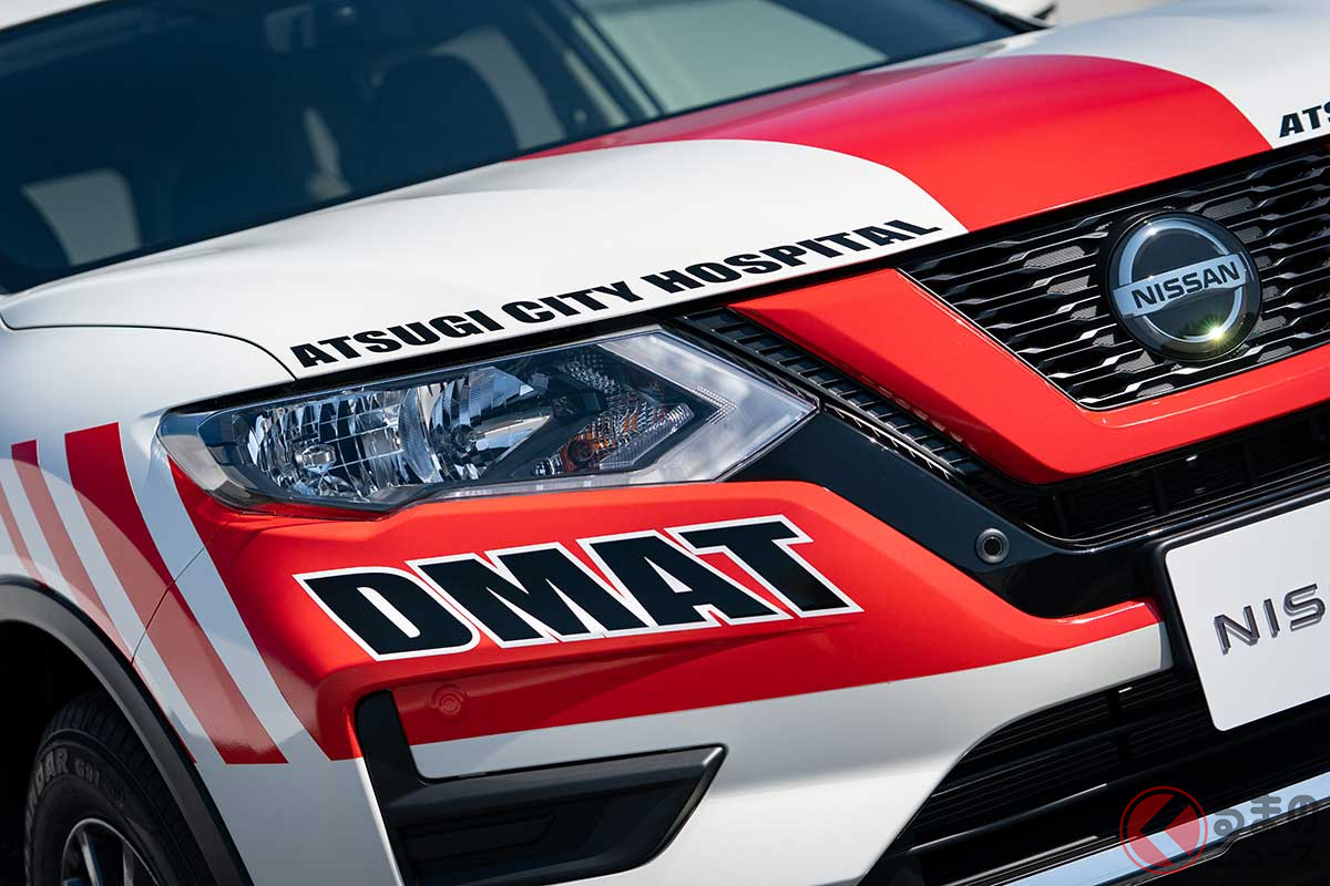 日産 エクストレイル をド派手にラッピング 災害現場で活躍するdmat仕様誕生 くるまのニュース 日産 エクストレイル をド派手にラッピング 災害現場で活躍するdmat仕様誕生 くるまのニュース