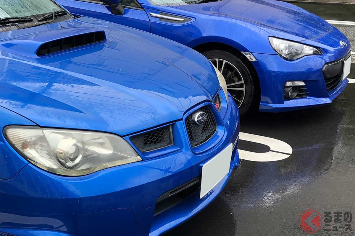 隣同士に駐車したくなっちゃう「スバルの法則」