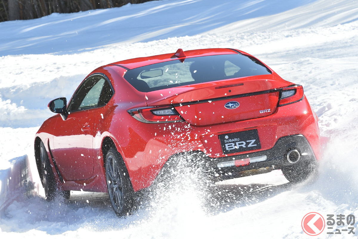 FRでも新型BRZは雪上を自在に走ることが可能