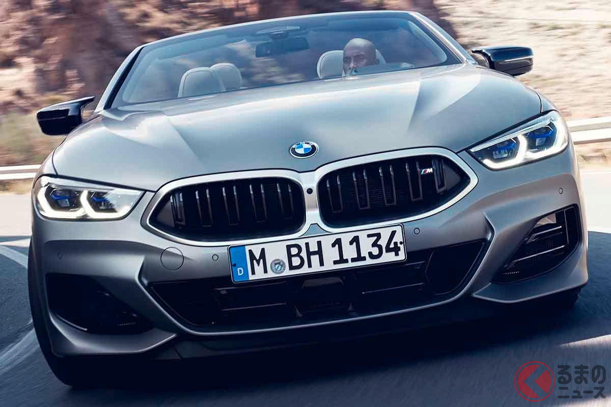 BMW8シリーズ2019〜2021モデルキドニーグリルシルバー純正