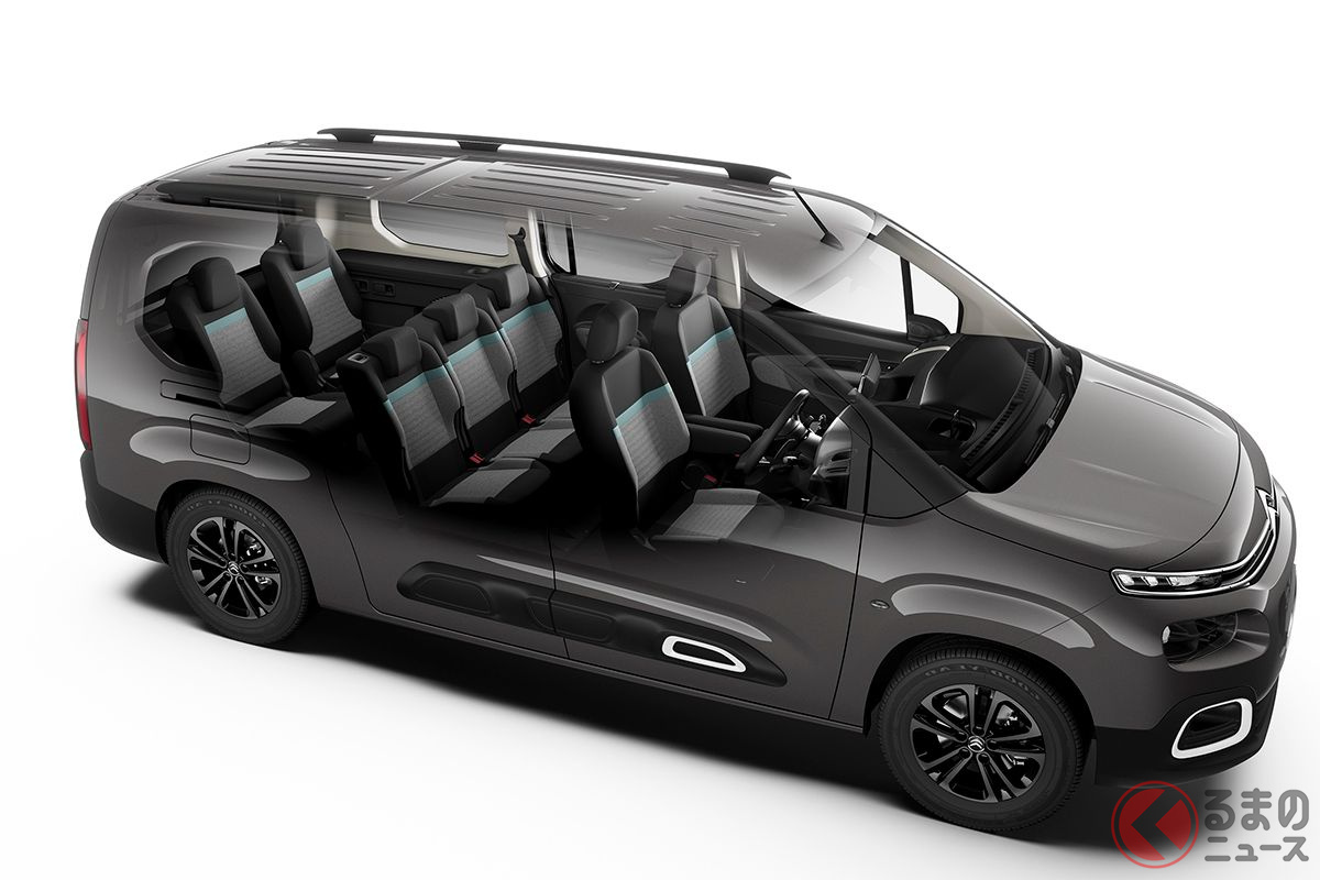 日本導入が決まった3列7人乗り仕様シトロエン「ベルランゴXL」