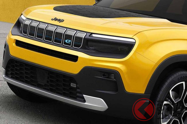 ジープ初のフルev エレクトリック ジープsuv 初公開 23年初頭に発売 くるまのニュース ジープ初のフルev エレクトリック ジープsuv 初公開 23年初頭に発売 くるまのニュース
