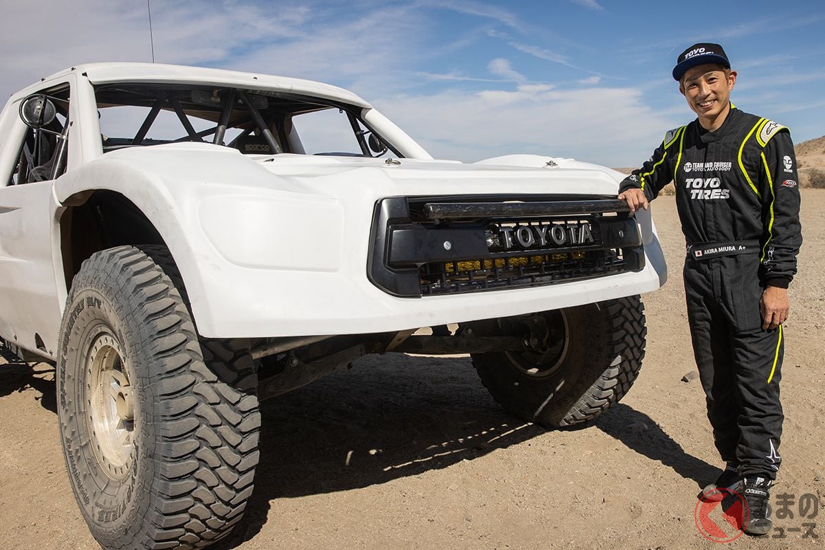 ミント400参戦車両と三浦昂選手