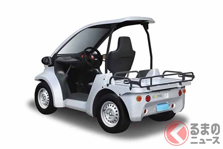 ☆超小型EV TOYOTAコムス デッキ仕様 後期型 ミニカー 車検必要なし 白 