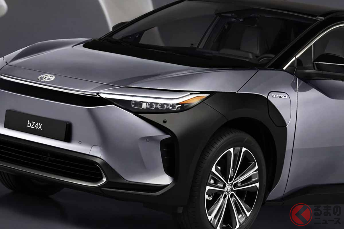トヨタ新型「bZ4X」(欧州仕様)