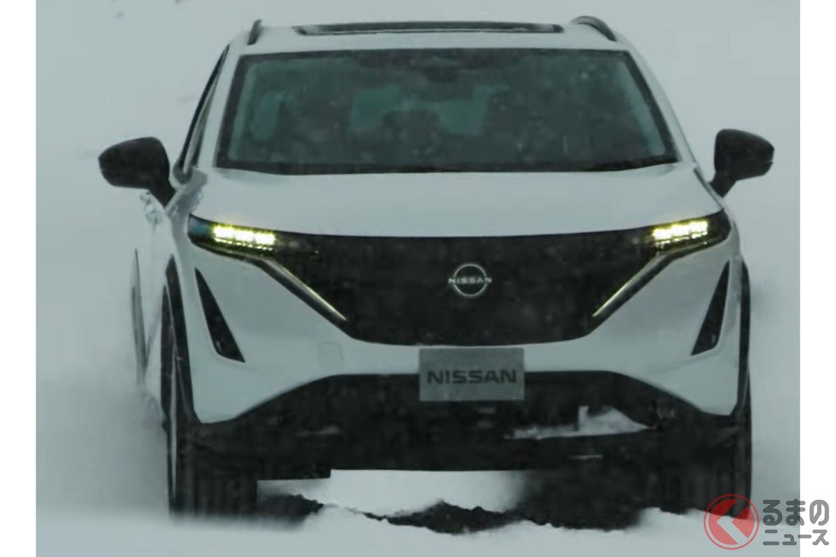 日産新型電動suv アリア 走りに期待大 雪道での安定感 だけじゃない 4wdのスゴさとは くるまのニュース